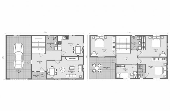 206 m2 Prefabric Villa