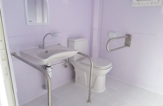 215 x 215 Disabled Toilet Cabin