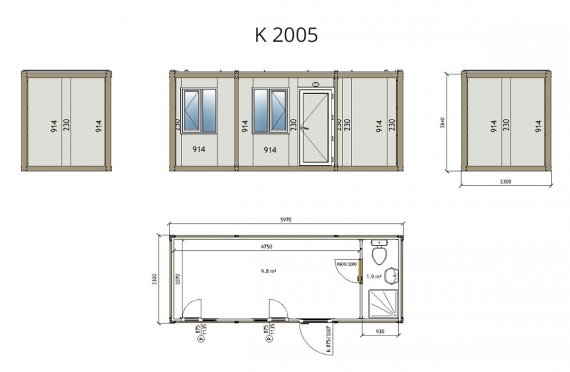 Flat Pack Container K 2005