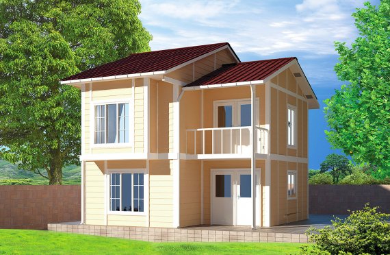 Prefabricated House 91 m²