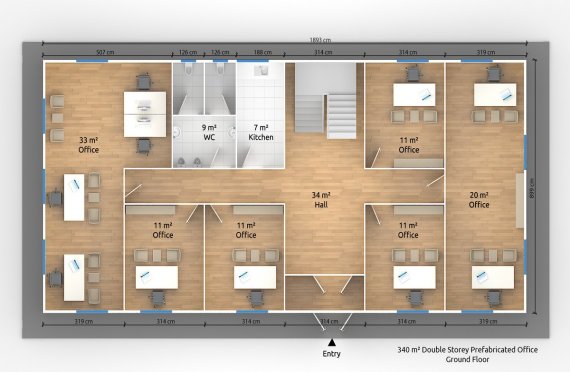 Temporary Office Buildings Portable Modular Prefab