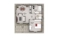 61 m² Prefabricated House