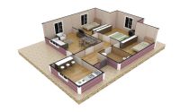 88 m² Prefabricated House