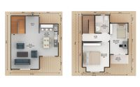91 m² Prefabricated House